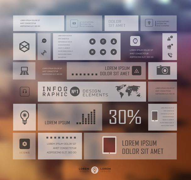 Infographic business template vector illustration - Vecteur, image