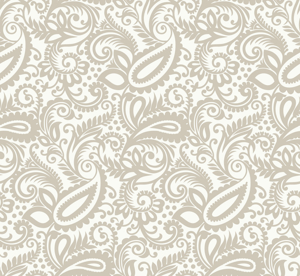 Seamless paisley background - Vector, Image