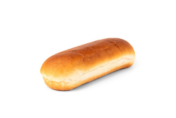 Hot dog buns isolated on white background. - Photo, Image