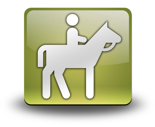 Icon, Button, Pictogram Horse Trail - 写真・画像