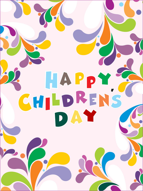 Background for children day - Διάνυσμα, εικόνα