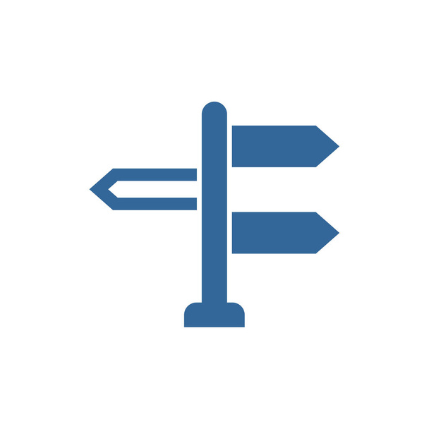 Plantilla de vector de diseño de logotipo Signpost, Concepto de diseño de logotipo al aire libre, Icono símbolo - Vector, Imagen