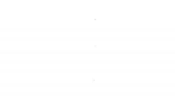 Чорна лінія Інь Ян символ гармонії та значка балансу ізольовані на білому тлі. 4K Відео рух графічна анімація
 - Кадри, відео