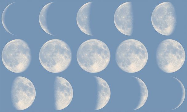 Fases lunares - día
 - Foto, imagen