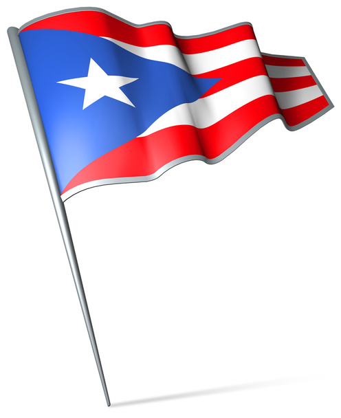 Puerto Ricon lippu - Valokuva, kuva