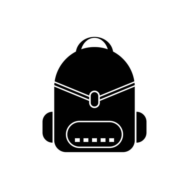 bagpack travel icon logo design illustration - Vector, Image