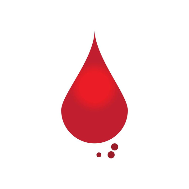 血のロゴベクトルイラストデザイン - ベクター画像