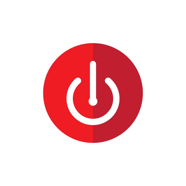electric switch icon vector logo design - Vector, Image