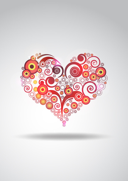 Valentine Abstract Hearth - Vector, Imagen