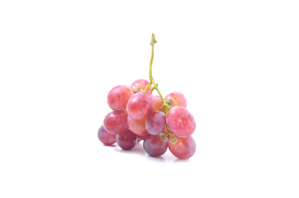 A large bunch of fresh grapes on a white background - Photo, Image
