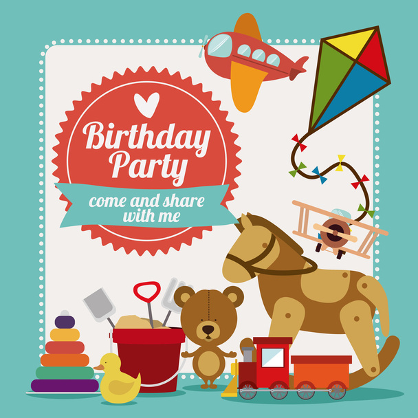 Birthday party - Vector, imagen