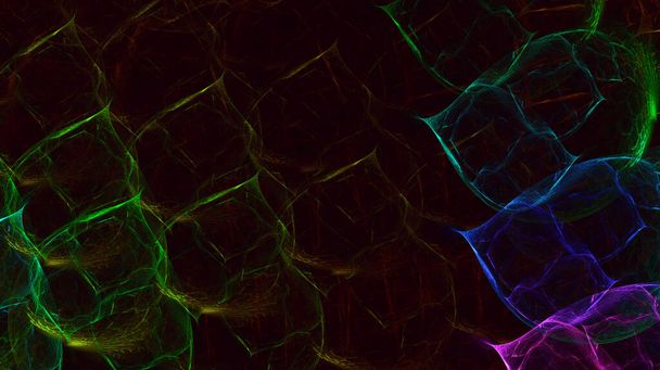 3D візуалізація абстрактного барвистого фрактального світлого фону
 - Фото, зображення