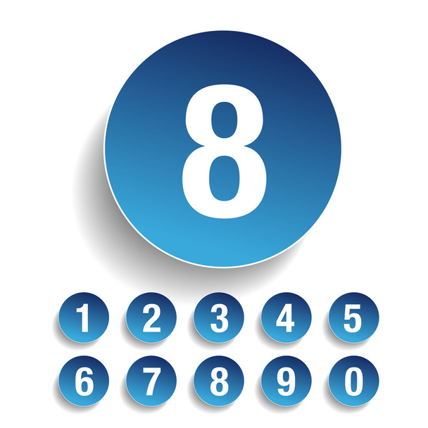 Número conjunto vetor azul
 - Vetor, Imagem