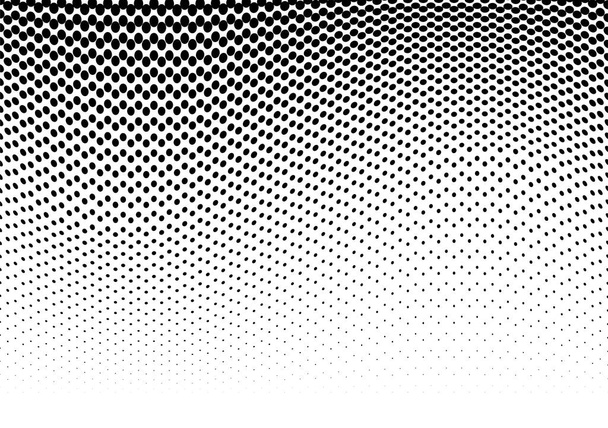 アブストラクトハーフトーン点線の背景。未来的なグランジパターンドット波。ポスター、サイト、名刺、カバー、ラベルモックアップ、ヴィンテージレイアウトのためのベクトル現代の光ポップアートテクスチャ - ベクター画像