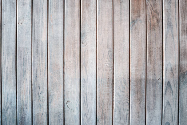 Background from narrow painted boards. Woody texture under a thin coat of paint. - Photo, Image