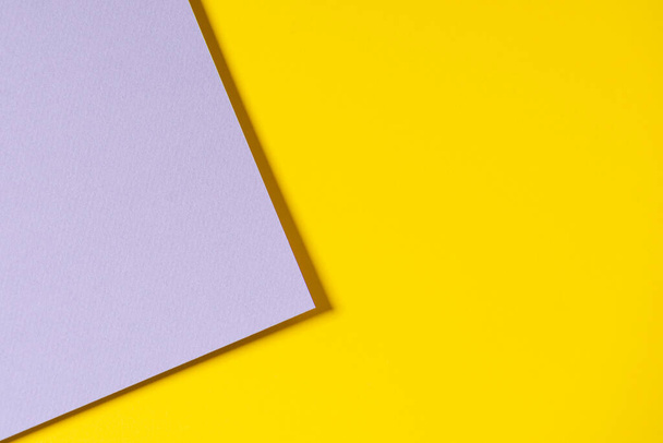 Streszczenie geometrycznego tła papieru w kolorze żółtym i szarym - Zdjęcie, obraz