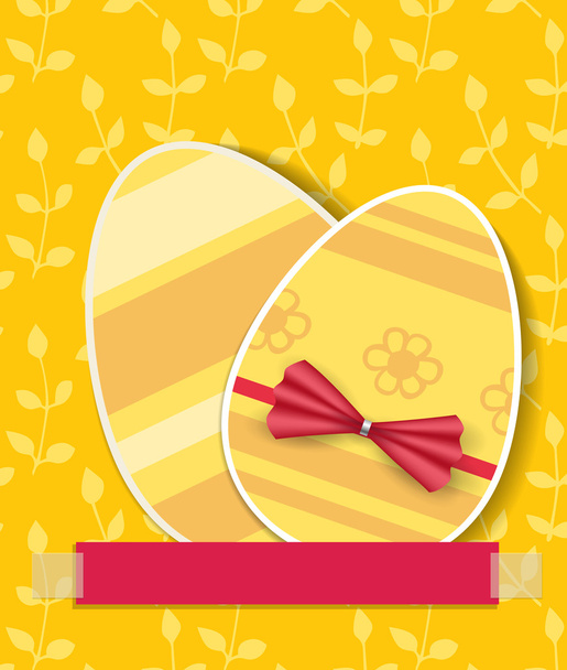 dos huevos de Pascua - Vector, Imagen