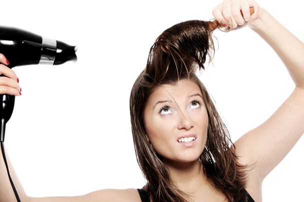walki z włosów - Zdjęcie, obraz