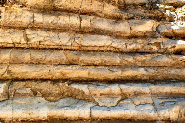 Strato di rocce sedimentarie - Foto, immagini