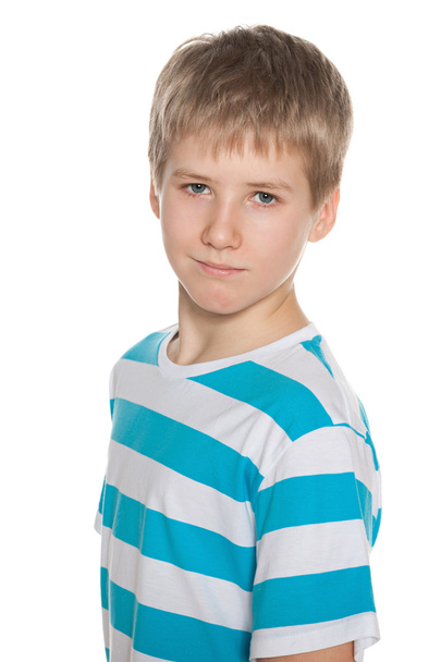 Egy kiskorú fiú portréja - Fotó, kép