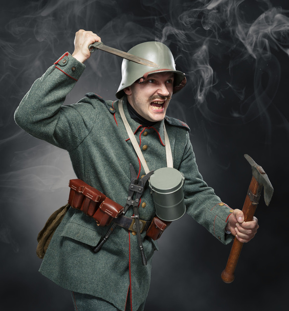German infantryman during the first world war. - Photo, Image