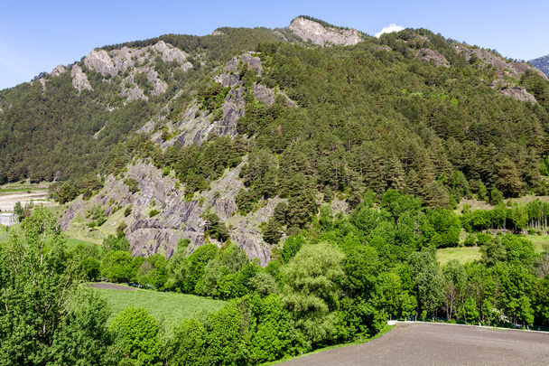 Bosques y colinas en los Pirineos
  - Foto, Imagen