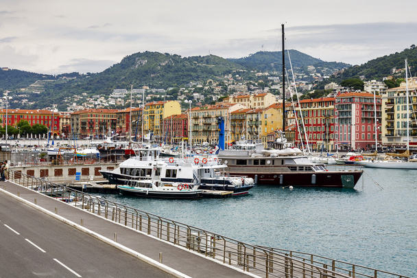 Port Lympia in Nice, France - Φωτογραφία, εικόνα