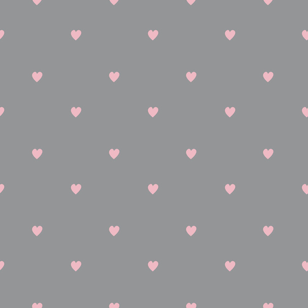 Seamless pattern with hearts . Vector illustration. Valentine's Day. - Vettoriali, immagini