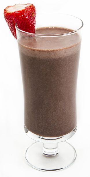 Chocolate shake and strawberry - Photo, Image
