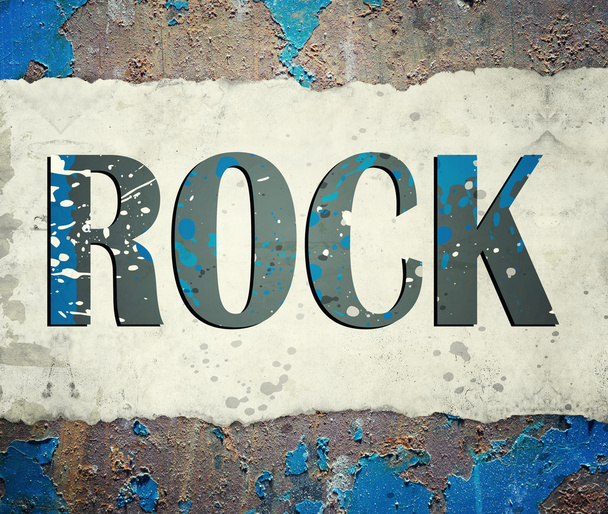 Grunge rock music poster  - Zdjęcie, obraz