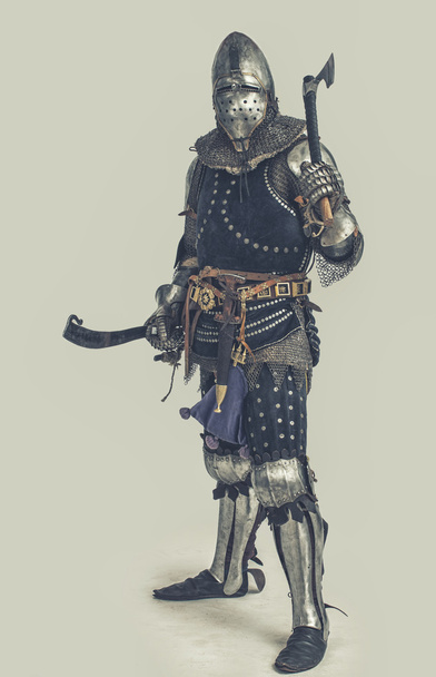 Knight with weapon - Photo, Image
