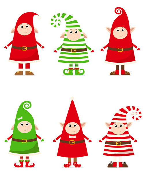 gnomes de Noël en costumes rayés - Photo, image