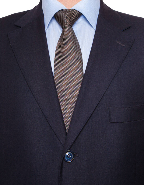 Herenpak, overhemd en stropdas. - Foto, afbeelding