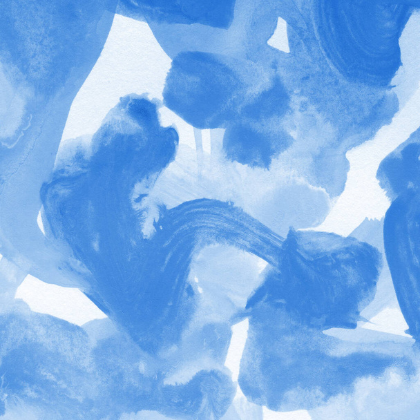 blue acrylic abstract pattern background - Zdjęcie, obraz
