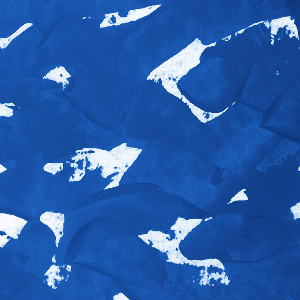 azul acrílico abstrato fundo padrão - Foto, Imagem