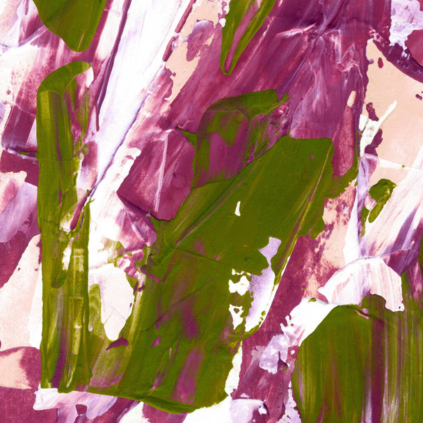 textura acrílica abstracta, fondo de marco completo - Foto, Imagen
