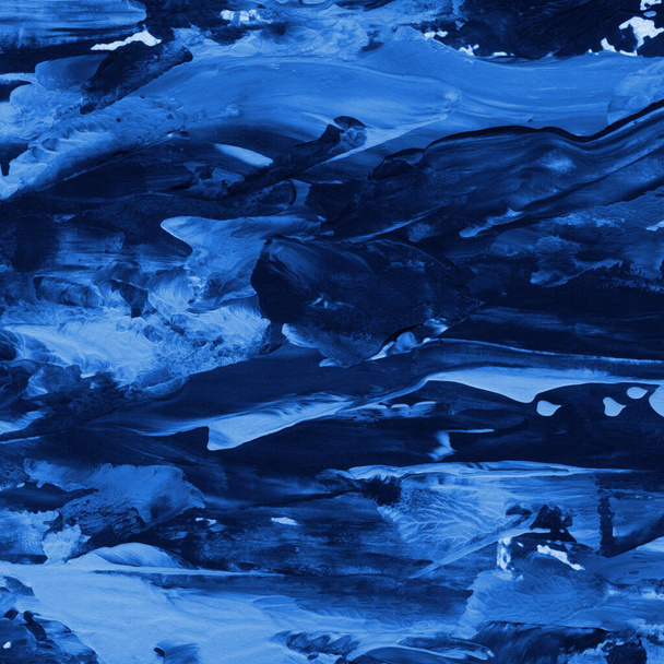 blue acrylic abstract pattern background - Fotoğraf, Görsel