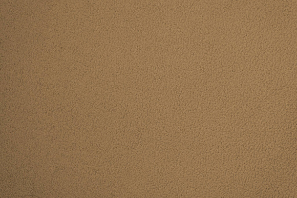 texture of brown non-uniform fleece cotton fabric - Photo, Image