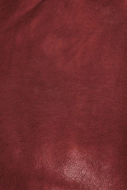 textura de piel de oveja roja cuero de vaca procesado - Foto, Imagen