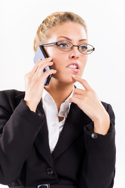 Businesswoman with mobile phone - Foto, imagen