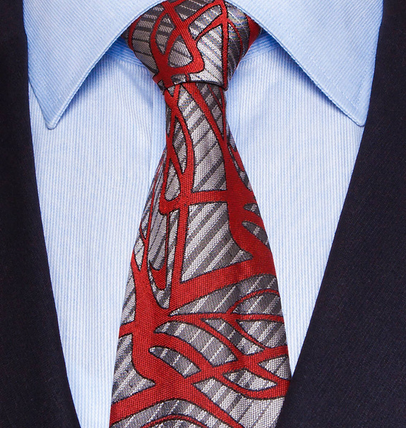 Ανδρικό κοστούμι, πουκάμισο και γραβάτα. - Φωτογραφία, εικόνα