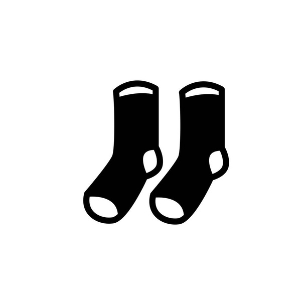 socks flat icon vector illustration - Vector, Image
