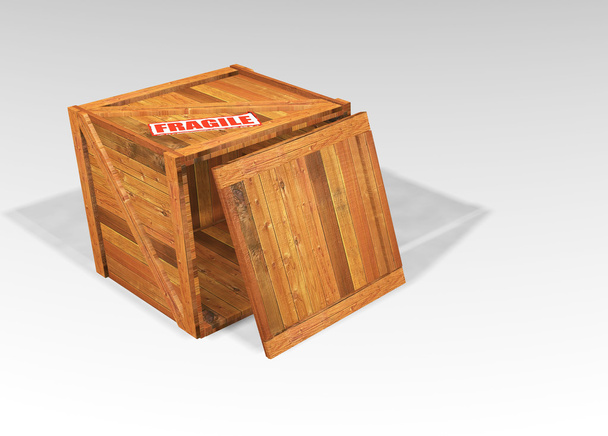 Wooden crate - Photo, Image
