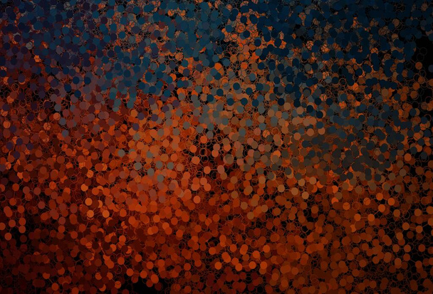 Dunkelblaue, rote Vektorschablone mit Kreisen. Abstrakte Illustration mit farbigen Blasen im Naturstil. Muster für Texturen von Tapeten. - Vektor, Bild