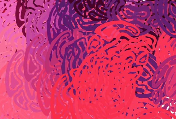 Donkerpaarse, roze vectorachtergrond met lijnen. Een circumflex abstracte illustratie met verloop. Een voorbeeld voor uw ideeën. - Vector, afbeelding