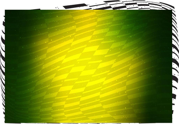 ライトグリーン、直線で黄色のベクトルの背景。カラフルな棒で抽象的なイラストを光る。広告、ポスター、バナーに最適なデザイン. - ベクター画像