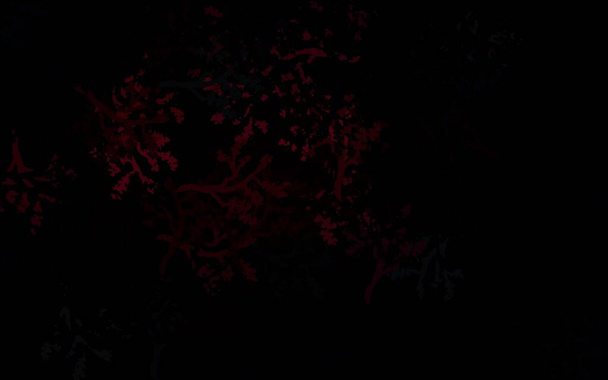 Dunkelrosa Vektor-Kritzelkulisse mit Bäumen, Ästen. Bunte abstrakte Illustration mit Bäumen im Doodle-Stil. Eine neue Textur für Ihr Tapetendesign. - Vektor, Bild