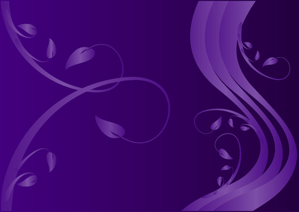 要旨紫色の花の背景 - ベクター画像