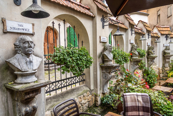Gyönyörű utcák és házak Lviv - Fotó, kép