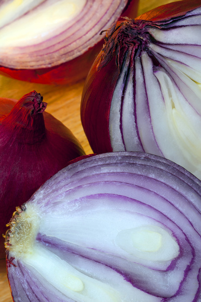 Red Onions - Foto, afbeelding